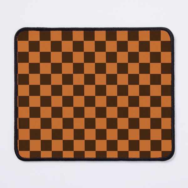 Item preview, American bronze & amber checkered seamless pattern designed and sold by Mint + Midnight.