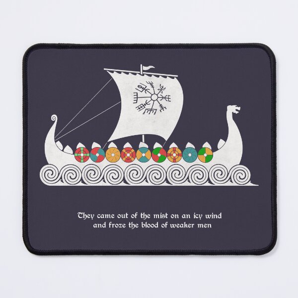 Item preview, The Viking Longboat (Coloured Version) designed and sold by Medieval Steward Designs.
