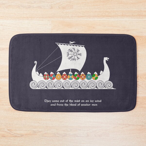 Item preview, The Viking Longboat (Coloured Version) designed and sold by Medieval Steward Designs.