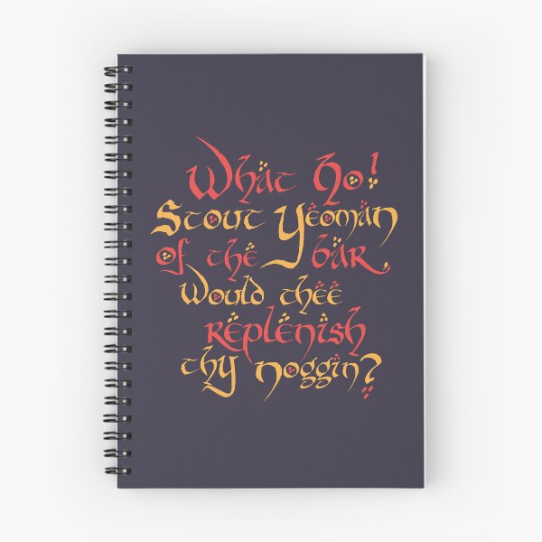 Item preview, What Ho! Stout Yeoman Of The Bar, Would Thee Replenish Thy Noggin? designed and sold by Medieval Steward Designs.
