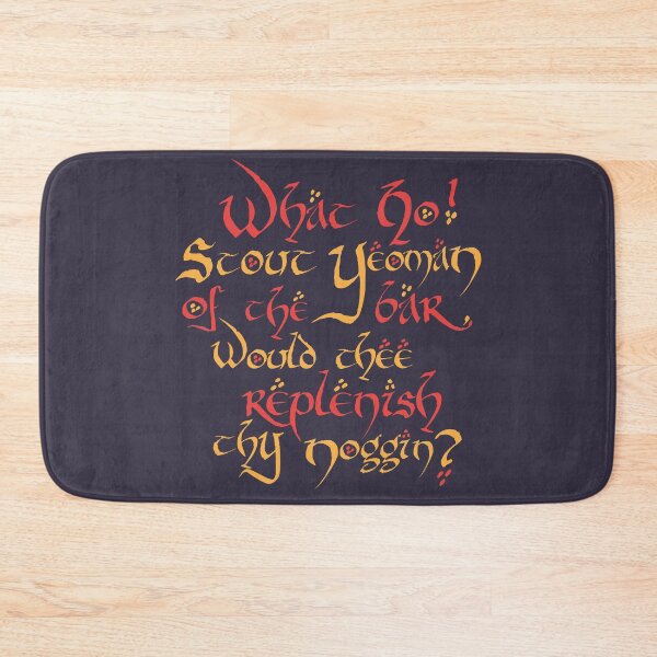 Item preview, What Ho! Stout Yeoman Of The Bar, Would Thee Replenish Thy Noggin? designed and sold by Medieval Steward Designs.