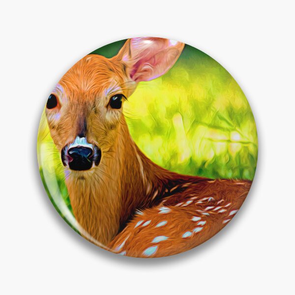 Item preview, White-tailed Deer Fawn, Animal Portrait designed and sold by AMacGPhilly.