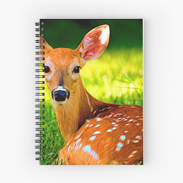 Item preview, White-tailed Deer Fawn, Animal Portrait designed and sold by AMacGPhilly.