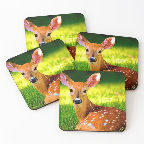 Item preview, White-tailed Deer Fawn, Animal Portrait designed and sold by AMacGPhilly.