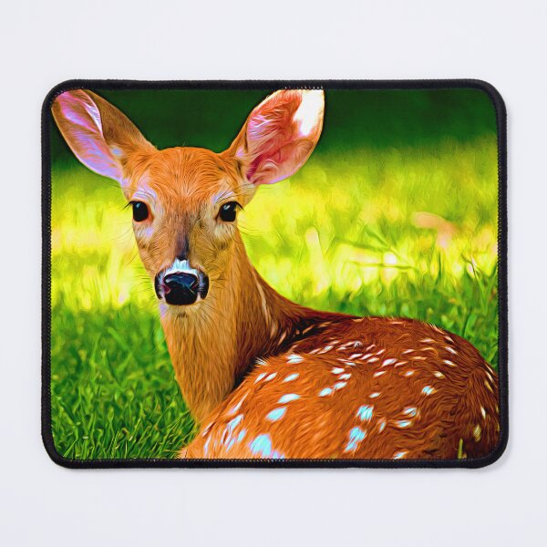 Item preview, White-tailed Deer Fawn, Animal Portrait designed and sold by AMacGPhilly.