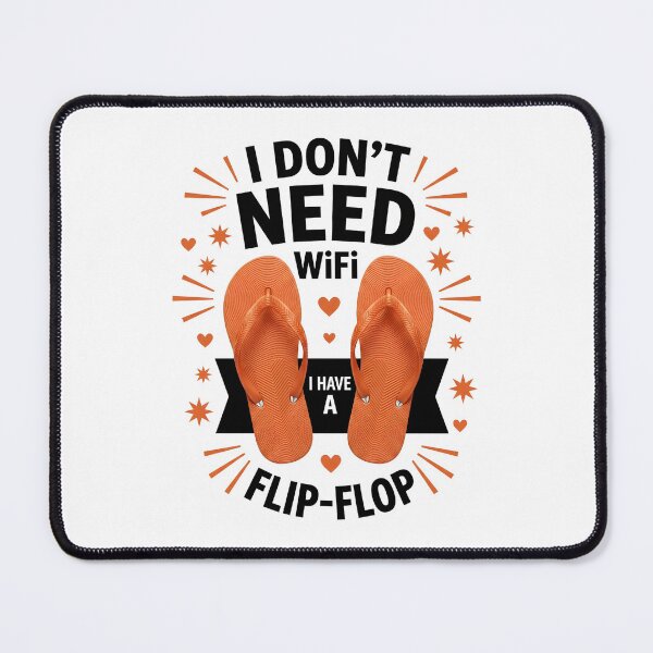 Item preview, No WiFi Needed Mom Shirt – Funny Flip Flop Mother’s Day Tee designed and sold by relso.