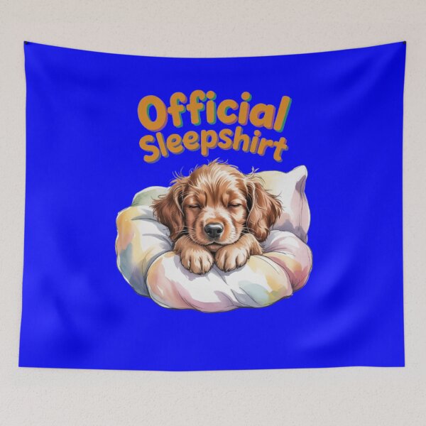 Item preview, Humorous Irish Setter Puppy Art Design Official Sleepshirt designed and sold by fantasticdesign.