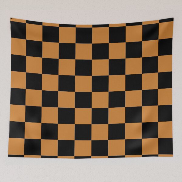 Item preview, Chinese bronze & black checkered seamless pattern designed and sold by Mint + Midnight.