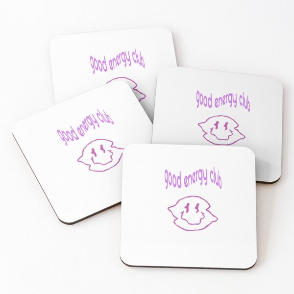 Item preview, Good Energy Club Wavy Smiley Face designed and sold by VibeoCanvasShop.