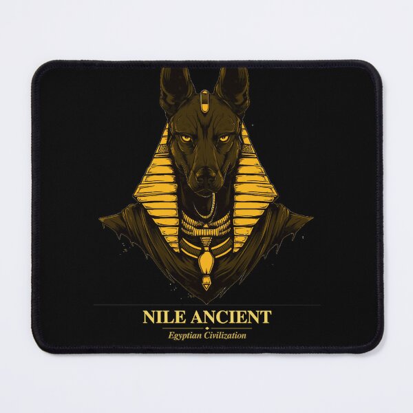 Item preview, Anubis God of the Dead — Egyptian Mythology Gold Black Art | Nile Ancient designed and sold by NileAncient.