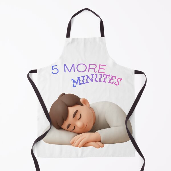 Item preview, 5 More Minutes – Funny Sleepy Mood Design designed and sold by MoodPrintsShop.