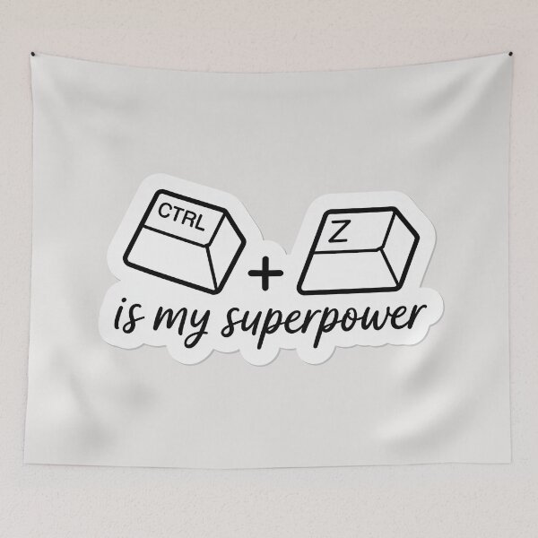 Item preview, Ctrl Z Is My Superpower designed and sold by hypArt.