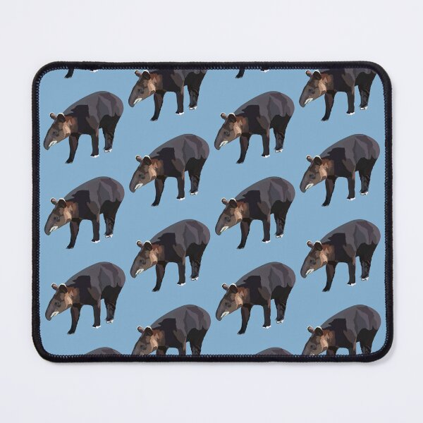 Item preview, M is for Mountain Tapir,Tapir Artwork – Unique Tropical Mammal Illustration and Wildlife Design designed and sold by PrettylittlepastelUk.