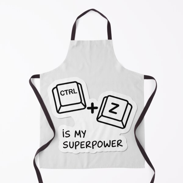 Item preview, Ctrl Z Is My Superpower Sticker designed and sold by hypArt.