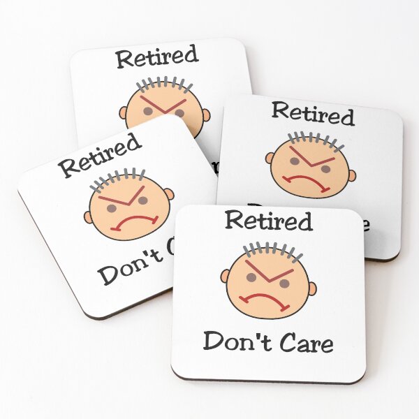 Item preview, Funny Retired Don't Care Grouchy Guy Light-Color designed and sold by TinyStarAmerica.