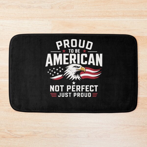 Item preview, Proud to be American, not perfect – just proud designed and sold by FreshPixelArt.