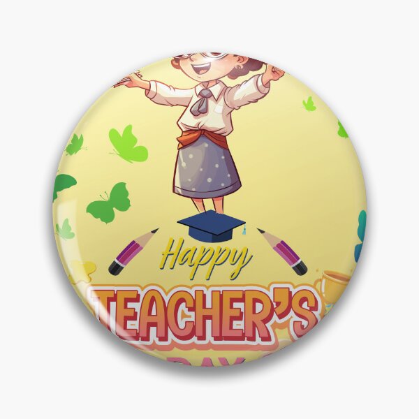 Item preview, Happy Teacher’s Day Cute Cartoon Design – Teacher Appreciation Gift Illustration  Description: designed and sold by TinyVibeStudio.