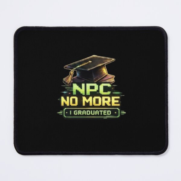 Item preview, NPC No More Graduation Shirt – Funny Gamer Graduation Meme College Graduate Gift designed and sold by Line-Mood1⭐️⭐️⭐️⭐️⭐️.