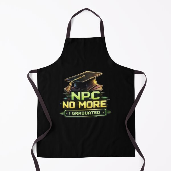 Item preview, NPC No More Graduation Shirt – Funny Gamer Graduation Meme College Graduate Gift designed and sold by Line-Mood1⭐️⭐️⭐️⭐️⭐️.