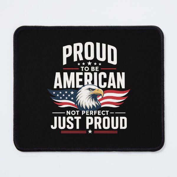 Item preview, Proud to be American, not perfect – just proud designed and sold by FreshPixelArt.