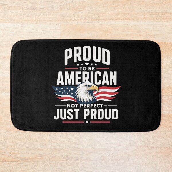 Item preview, Proud to be American, not perfect – just proud designed and sold by FreshPixelArt.