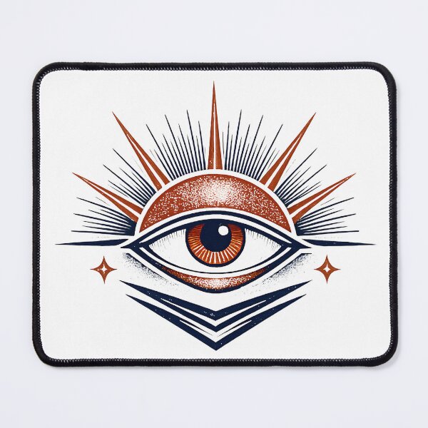 Item preview, Celestial Mystic Eye - Minimalist Metaphysical Art designed and sold by LumePrint.