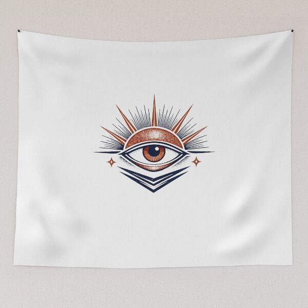 Item preview, Ojo Místico Celestial - Arte Metafísico Minimalista designed and sold by LumePrint.
