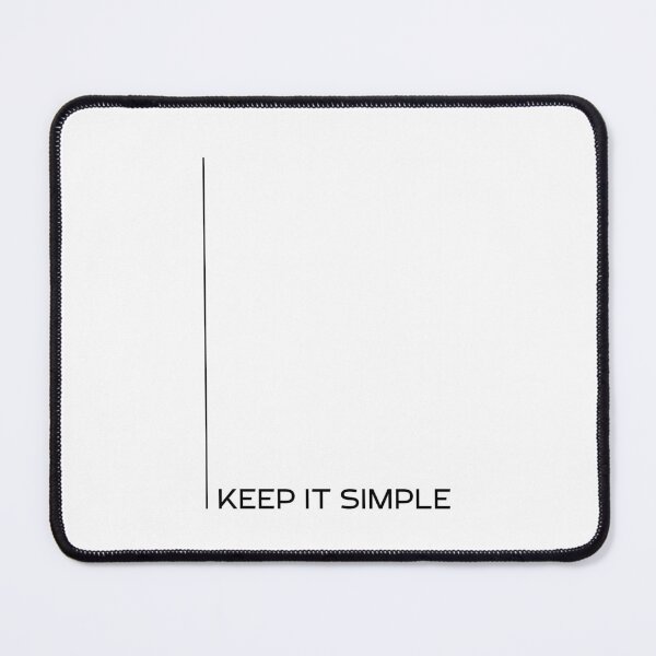 Item preview, Keep It Simple – Minimalist Typography Design | Clean Modern Aesthetic Quote designed and sold by ArcticFoxStudio.