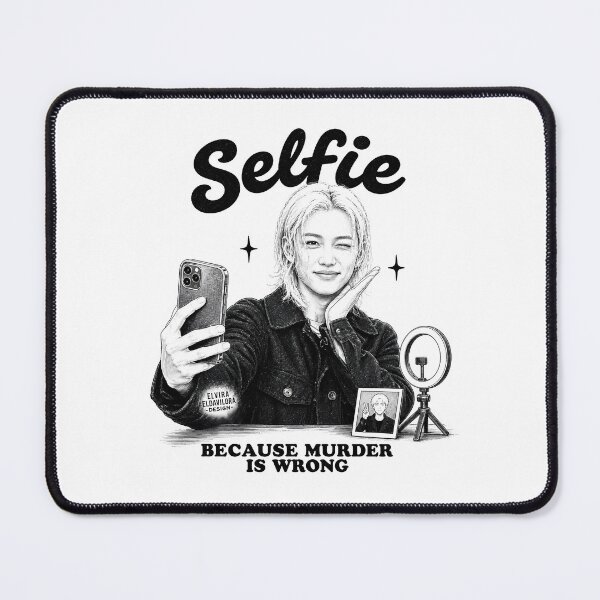 Item preview, Felix 필릭스 (Stray Kids) | Selfie because murder is wrong designed and sold by Eldavilora.