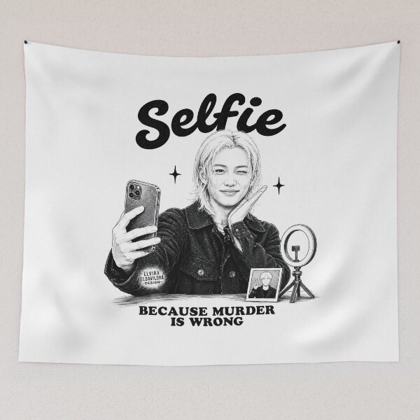 Item preview, Felix 필릭스 (Stray Kids) | Selfie because murder is wrong designed and sold by Eldavilora.