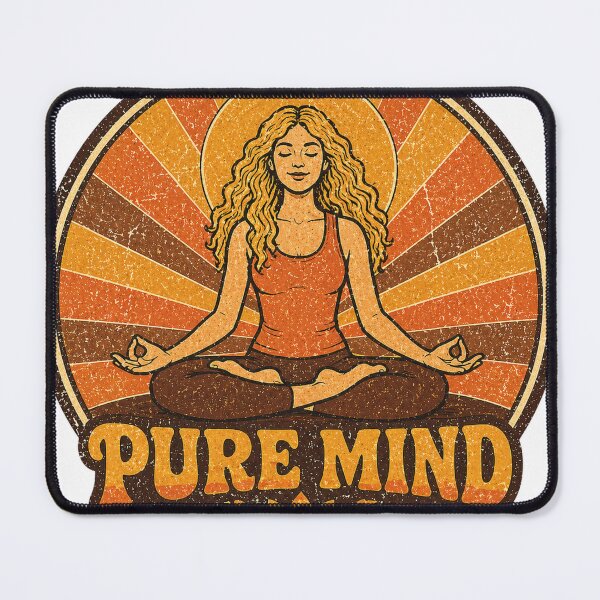 Item preview, Lotus Pose – Pure Mind designed and sold by VINTAGEPUNTEES.