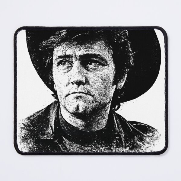 Item preview, Mickey Newbury – Velvet Outlaw Stencil Portrait designed and sold by gahteeriffico.