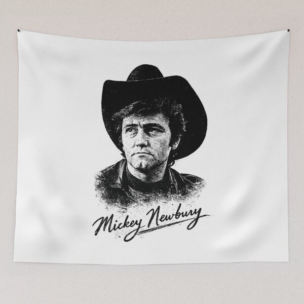 Item preview, Mickey Newbury – Velvet Outlaw Stencil Portrait designed and sold by gahteeriffico.