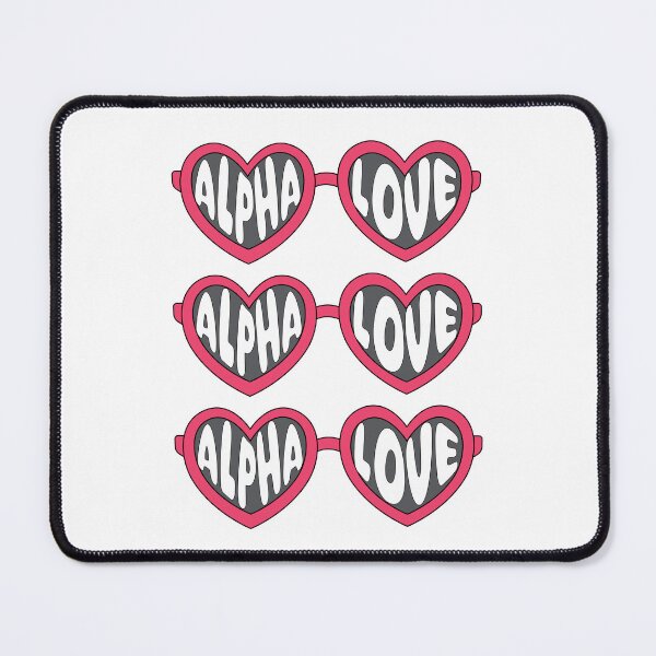 Item preview, Alpha Love Heart Sunglasses designed and sold by Mint & Magnolia Design.