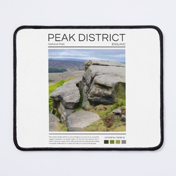 Item preview, Peak District National Park - England  designed and sold by StudioRedKoala.