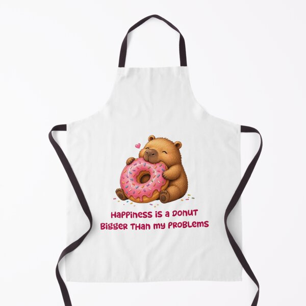 Item preview, Capybara art Donut Dream – Sweet Cozy Vibes designed and sold by Dinaelsherkawy.