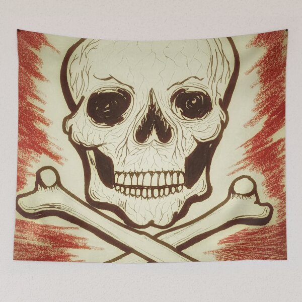 Item preview, Skull and cross bones  designed and sold by Matt Starr Fine Art .