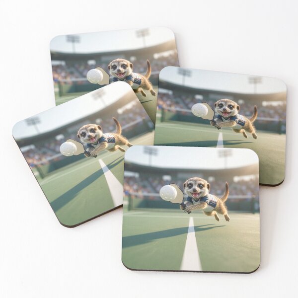 Item preview, Cute Meerkat Warms Up for Big Game designed and sold by Tridentulus.
