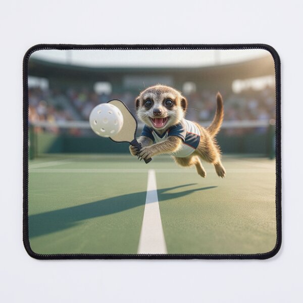 Item preview, Cute Meerkat Warms Up for Big Game designed and sold by Tridentulus.