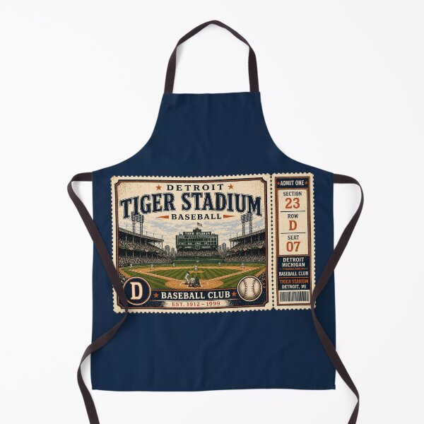 Item preview, Detroit Baseball Vintage Ticket Stub Tiger Stadium Retro Ballpark Design designed and sold by GhostDawgs.