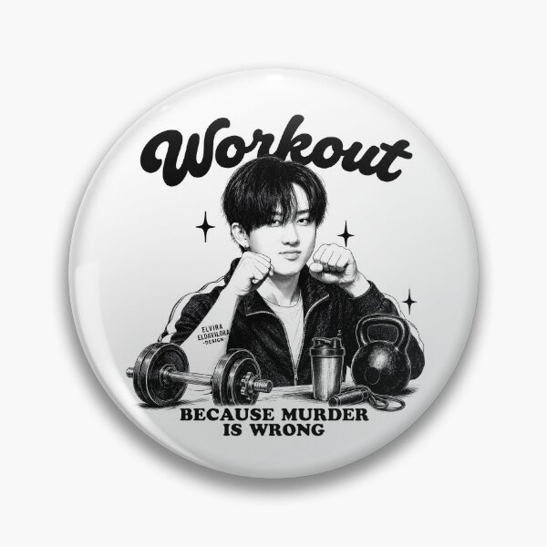 Item preview, Changbin 서창빈 (Stray Kids) | Workout because murder is wrong designed and sold by Eldavilora.