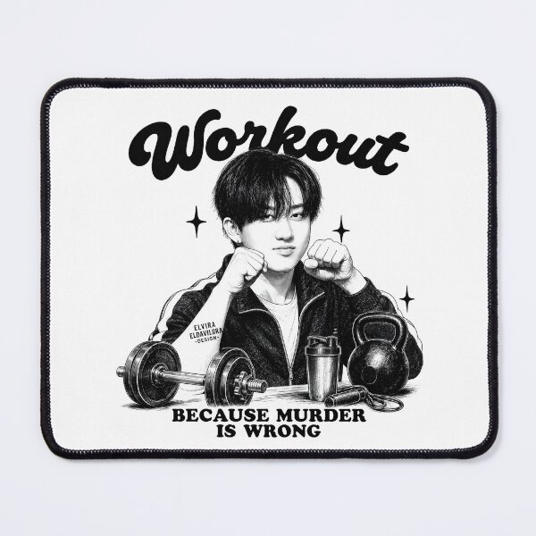 Item preview, Changbin 서창빈 (Stray Kids) | Workout because murder is wrong designed and sold by Eldavilora.