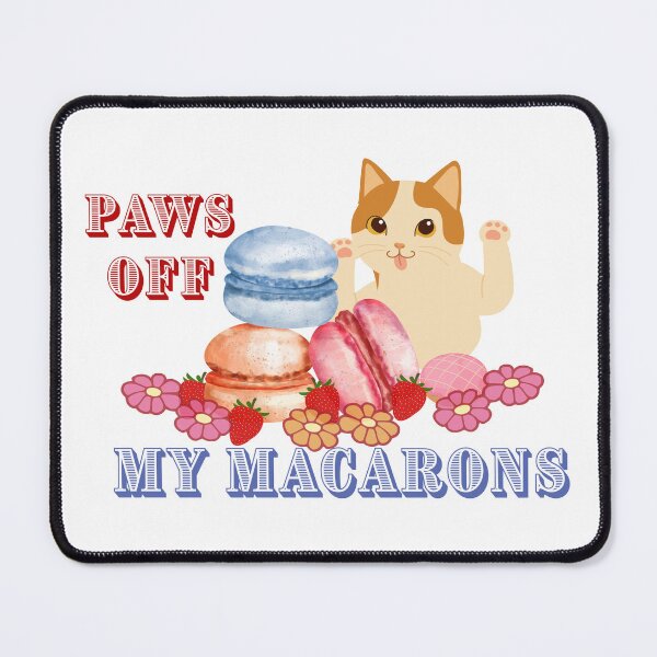 Item preview, Paws Off My Macarons Cute Cat Funny Dessert T-Shirt designed and sold by Aura Design.
