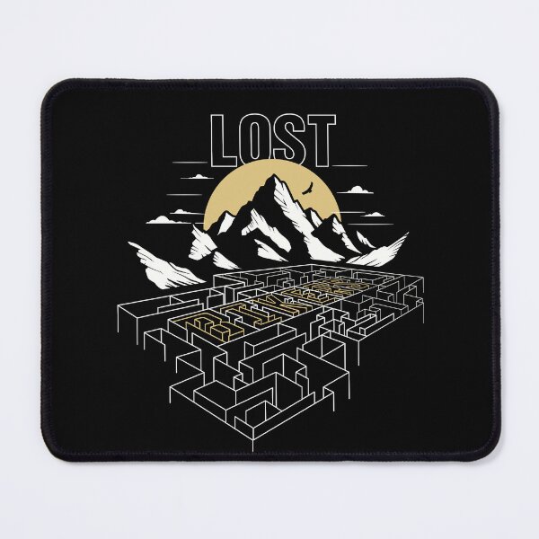 Item preview, Lost in the Maze – Minimalist Mountain Labyrinth Design designed and sold by FAADG.
