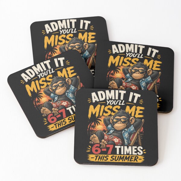 Item preview, Admit It You'll Miss Me 6-7 Times This Summer designed and sold by JohnnyP-Store.