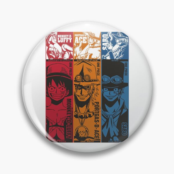Item preview, luffy ace sabo designed and sold by Anime-versetee.