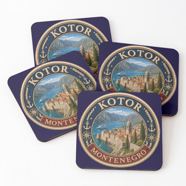 Item preview, Kotor, Montenegro – Bay, Old Town & Nautical Ornaments designed and sold by Girih.