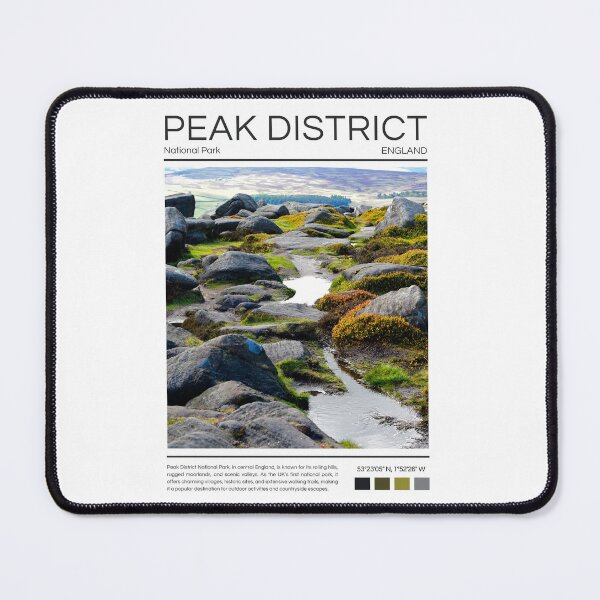 Item preview, Peak District National Park - England designed and sold by StudioRedKoala.
