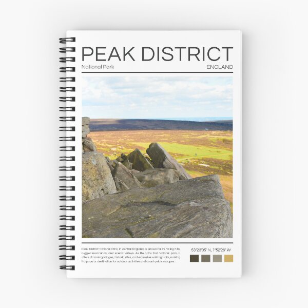 Item preview, Peak District National Park - England  designed and sold by StudioRedKoala.