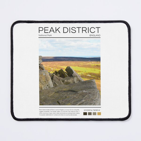 Item preview, Peak District National Park - England designed and sold by StudioRedKoala.